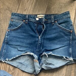 Wrangler Women's Blue Denim Shorts